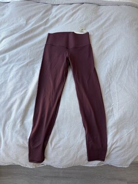 Aerie 7/8’s xtra yoga leggings in Deep Burgundy